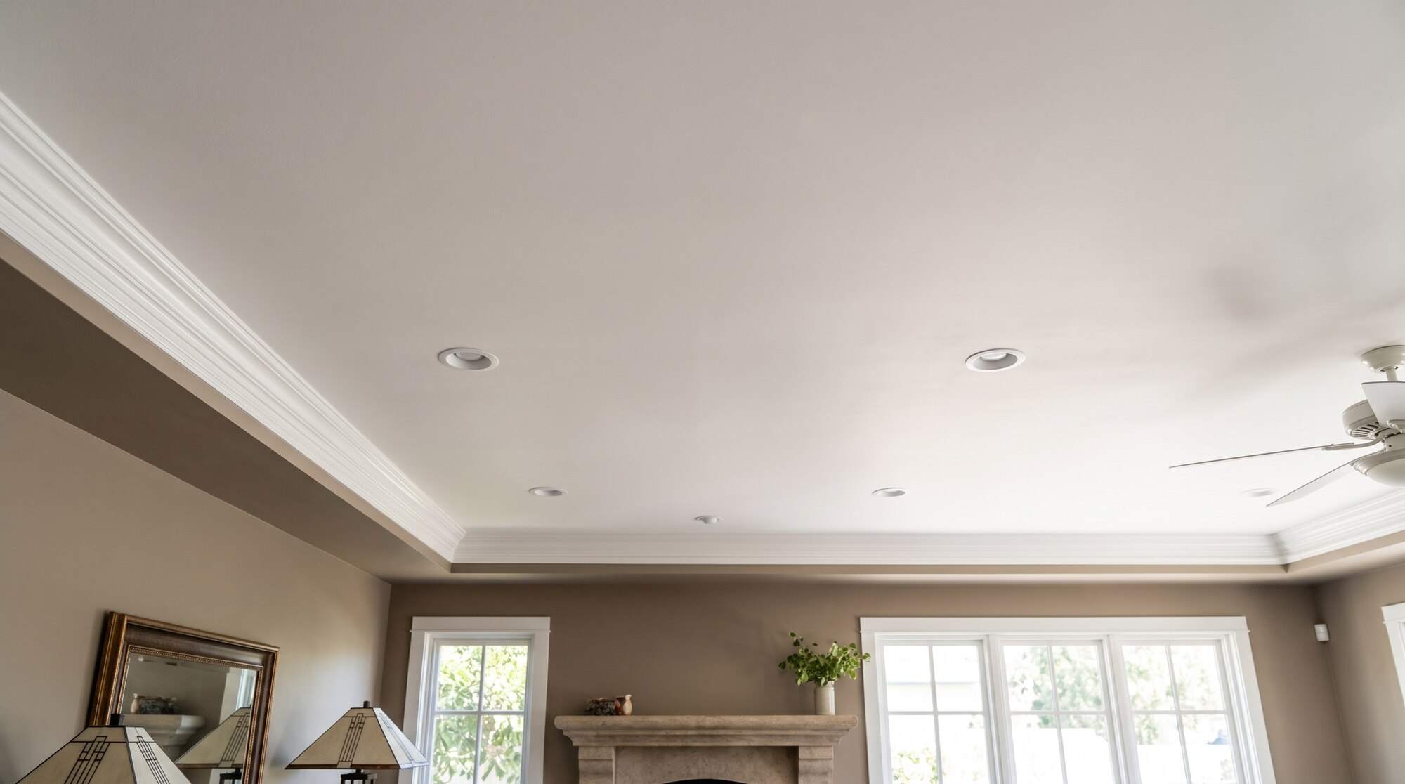 Painted ceiling
