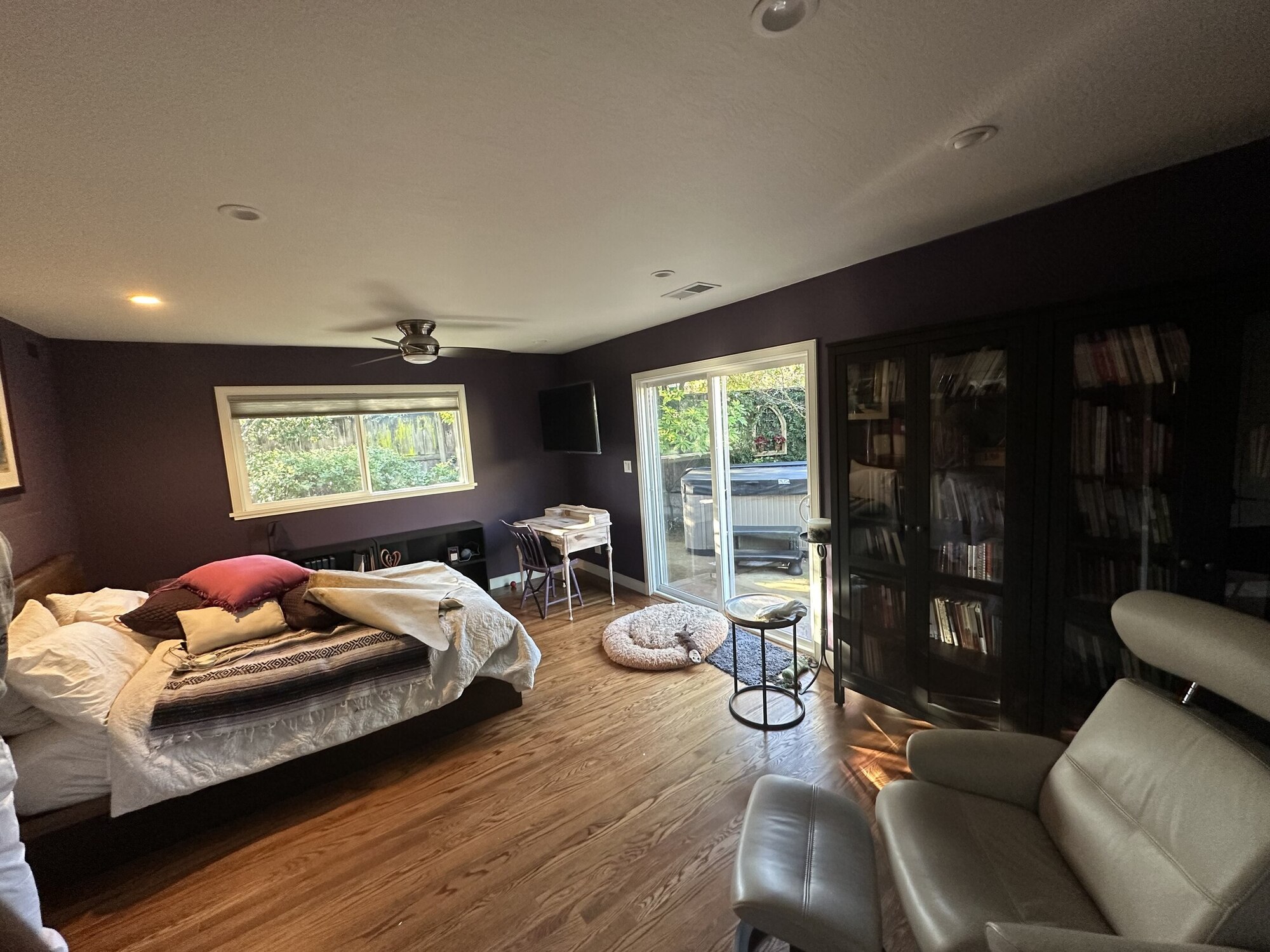 Painted accent wall