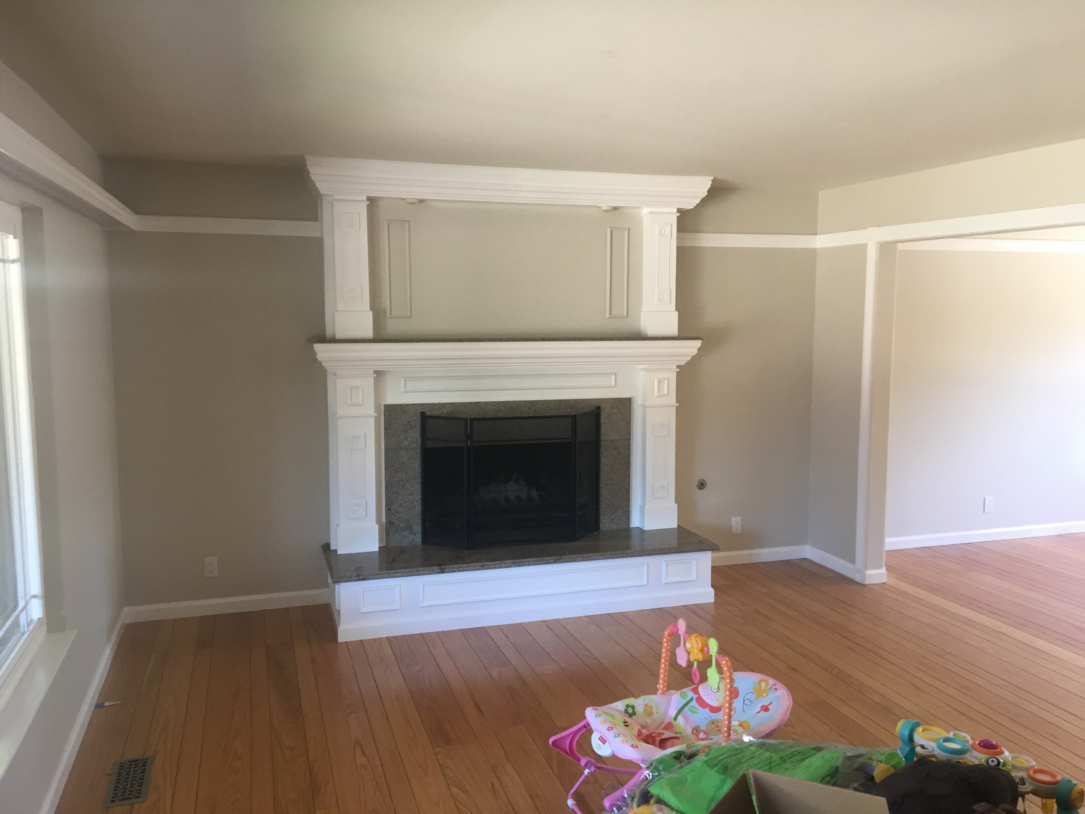 Interior of a whole-home repaint